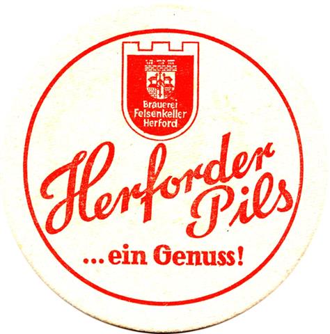 hiddenhausen hf-nw herf rund 1fbg 3a (215-ein genu-logo o-rot) 